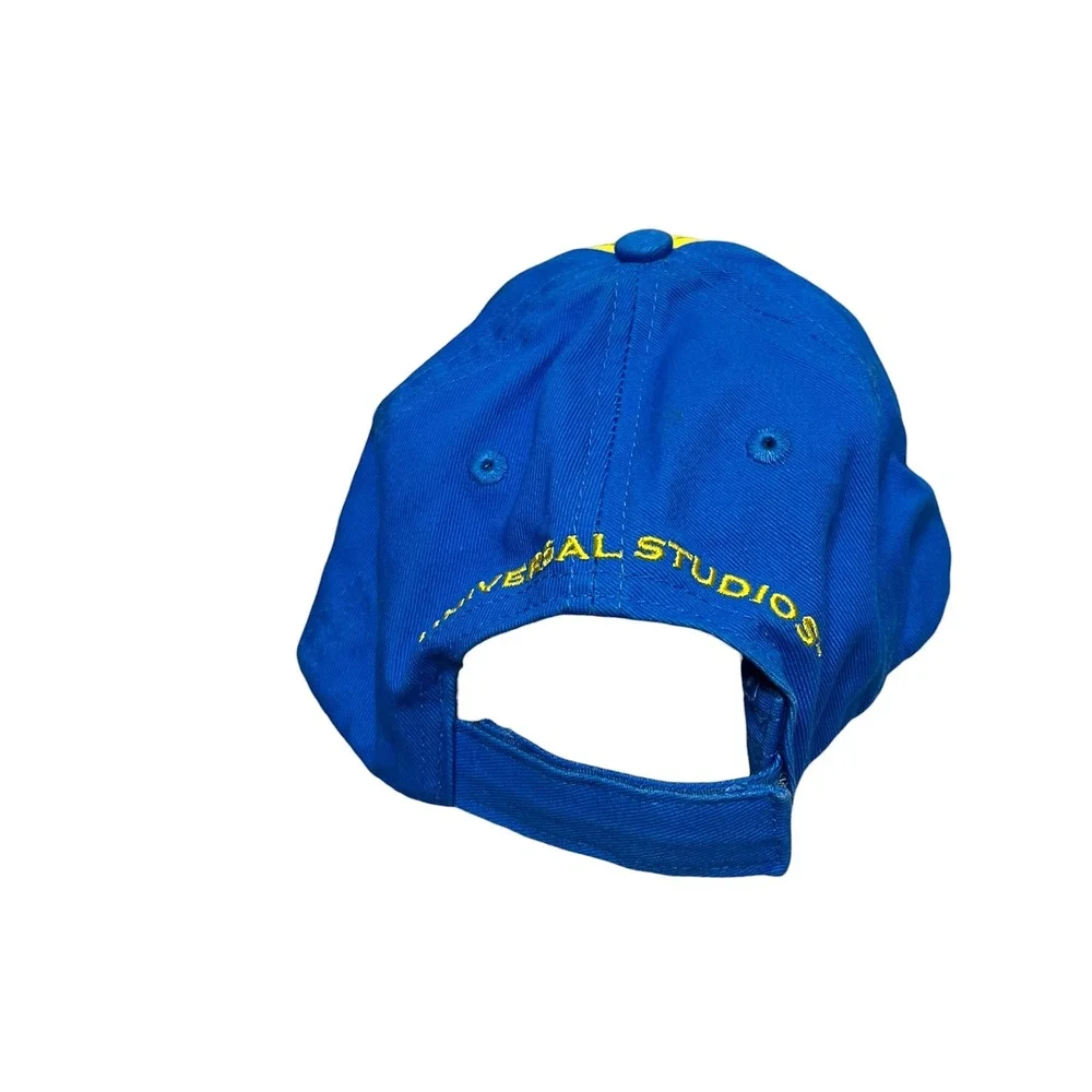 The Simpsons Bart Simpson Youth Baseball Hat Blue Yellow Universal Studios Cap